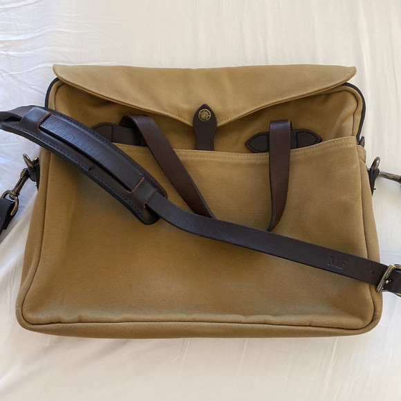 Filson Other - Filson Original Briefcase Leather / Rugged Twill